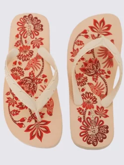 Farm Chinelo Farm Flip Flop Jangada Print Blush