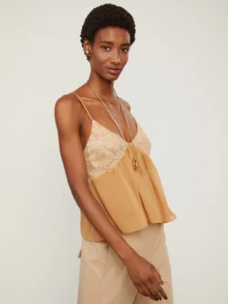 Animale Regata De Georgette Busto Com Renda