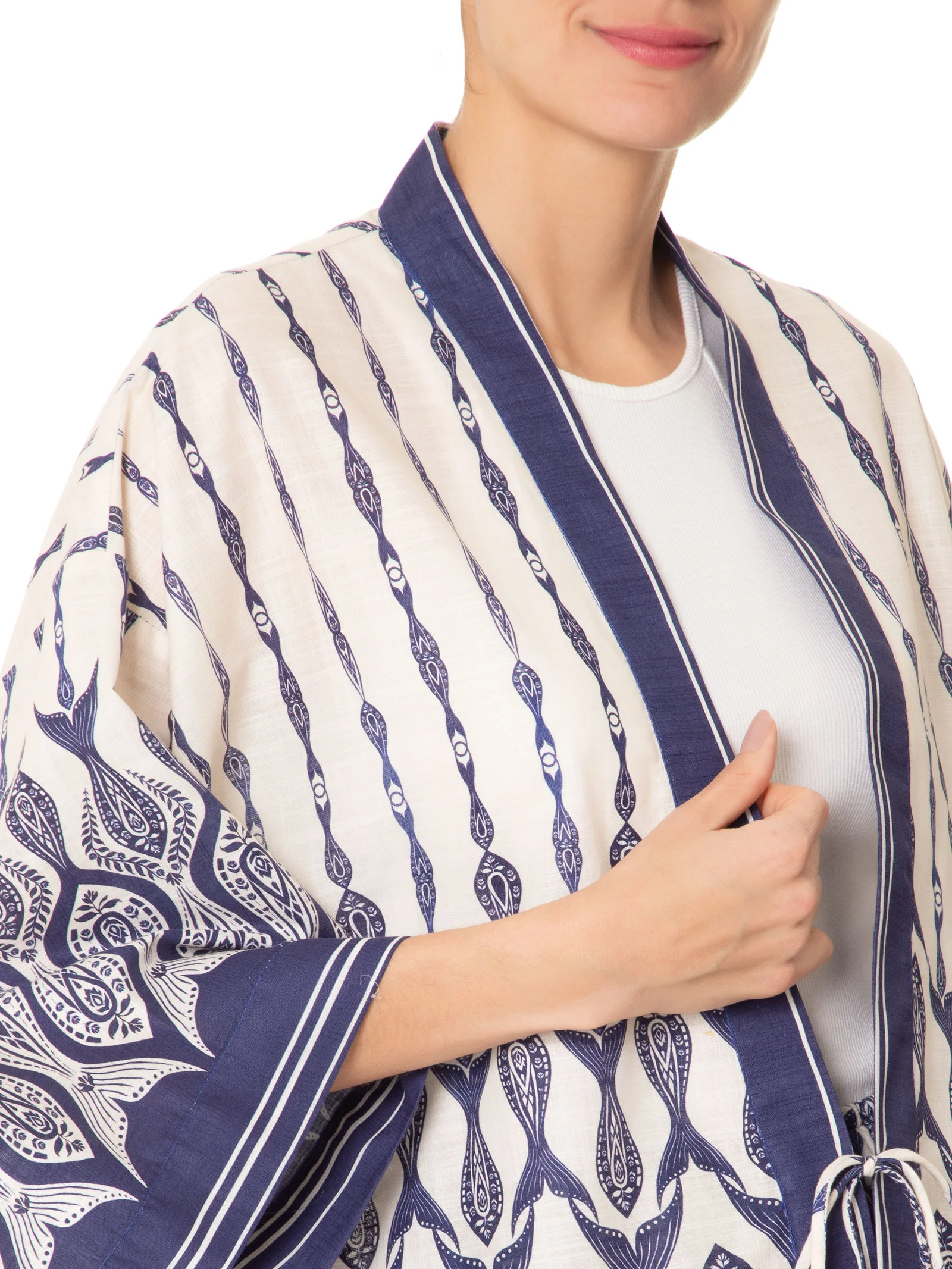 Farm Kimono Estampado Peixe Correnteza - Imagem 2
