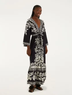 Farm Vestido Midi Guanacaste