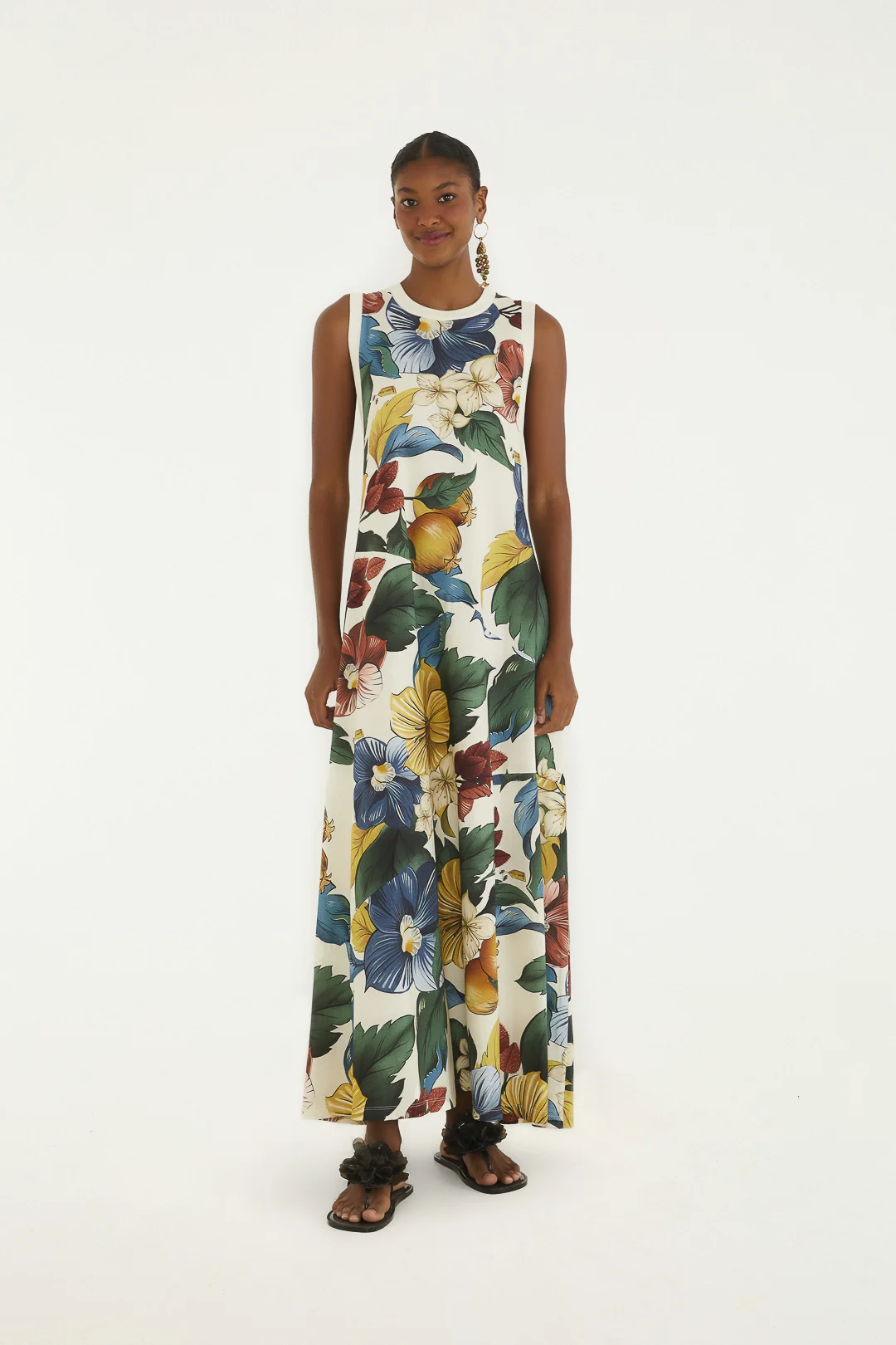 Farm Vestido Cropped Tropicalzinho