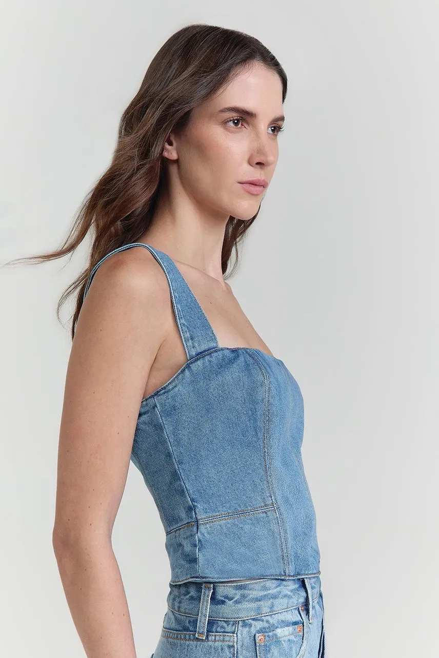 NV Blusa Jeans Bia - Imagem 3