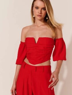 Le Blog CORSELET INGRID VERMELHO CLASSIC