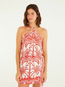 Farm VESTIDO CURTO COQUEIRO DE FLOR