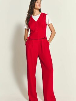 NV Calça Dida Vermelho Cereja