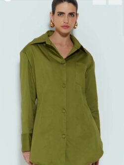 Zen CAMISA MANGA LONGA ESTRUTURADA COM PESPONTO