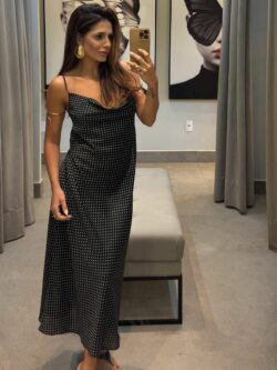 Le Blanc Vestido Poa