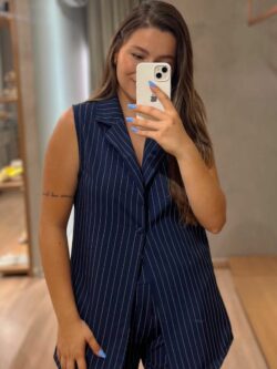 Le Blanc Conjunto Listrado