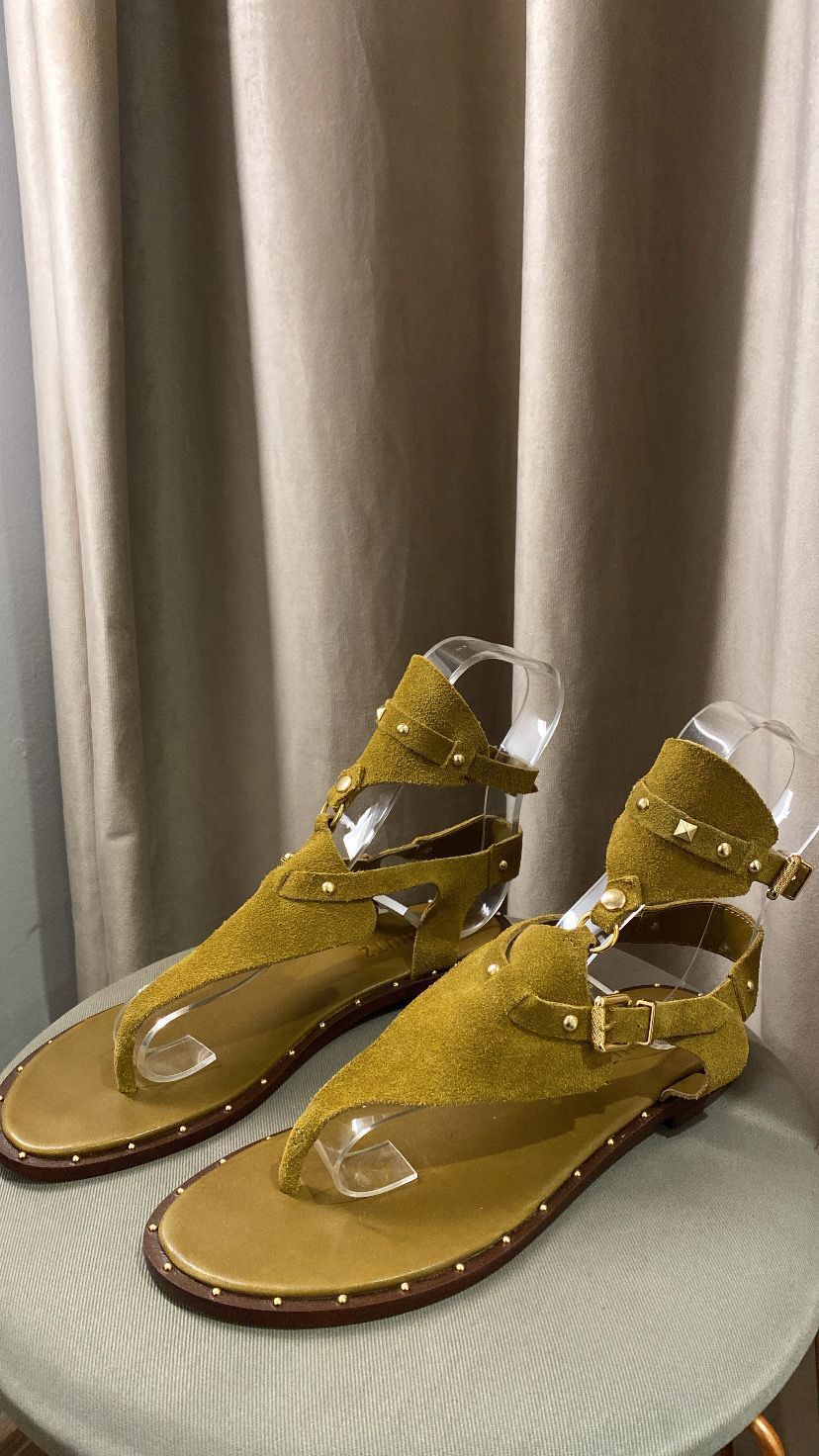 Schutz Sandalia Salto Rasteiro