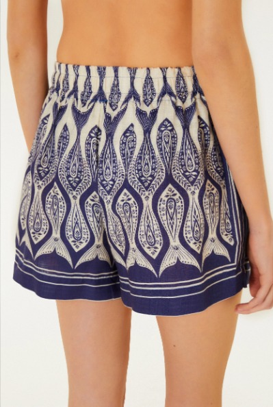 Farm Short Estampado Peixe Correnteza - Imagem 3