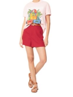 Short Feminino Recorte Frente