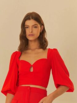 Farm BLUSA DECOTE MANGOES