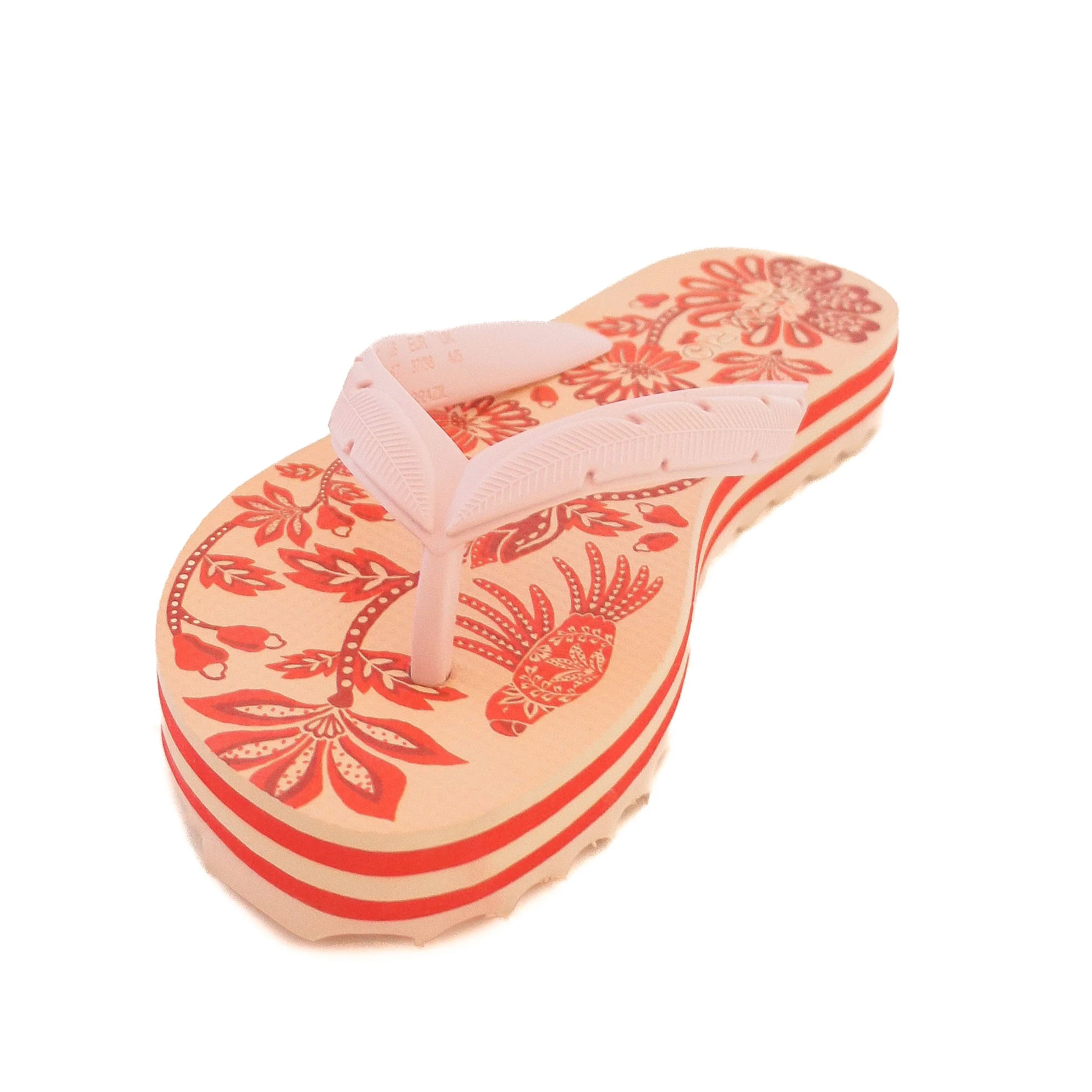 Farm CHINELO DE DEDO BRANCO FLORES VERMELHAS - Imagem 4