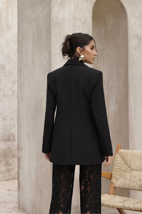 Dot MAXI BLAZER COM BOTÃO DOURADO - Imagem 3