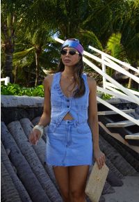 Alcance Colete Cropped Buena Vista Claro - Imagem 3