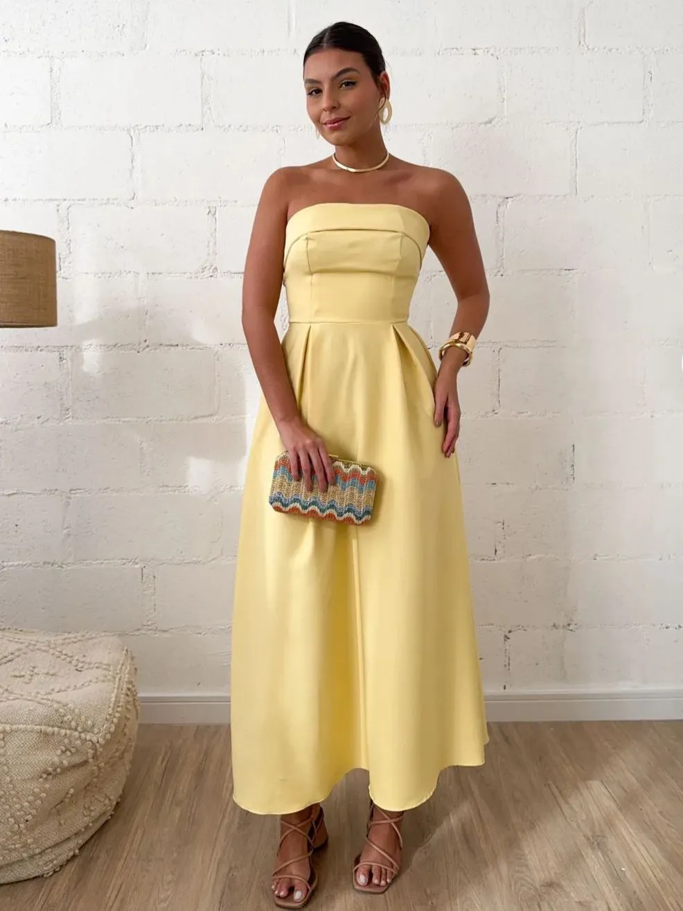 Le Blanc Vestido Tomara Que Caia Sol - Imagem 4