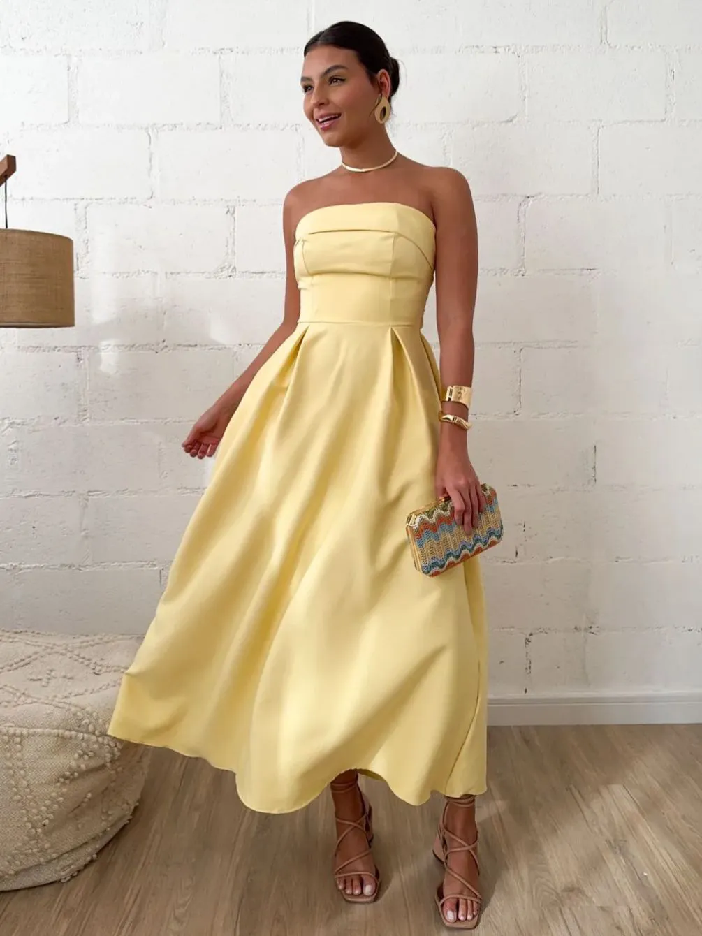 Le Blanc Vestido Tomara Que Caia Sol - Imagem 5