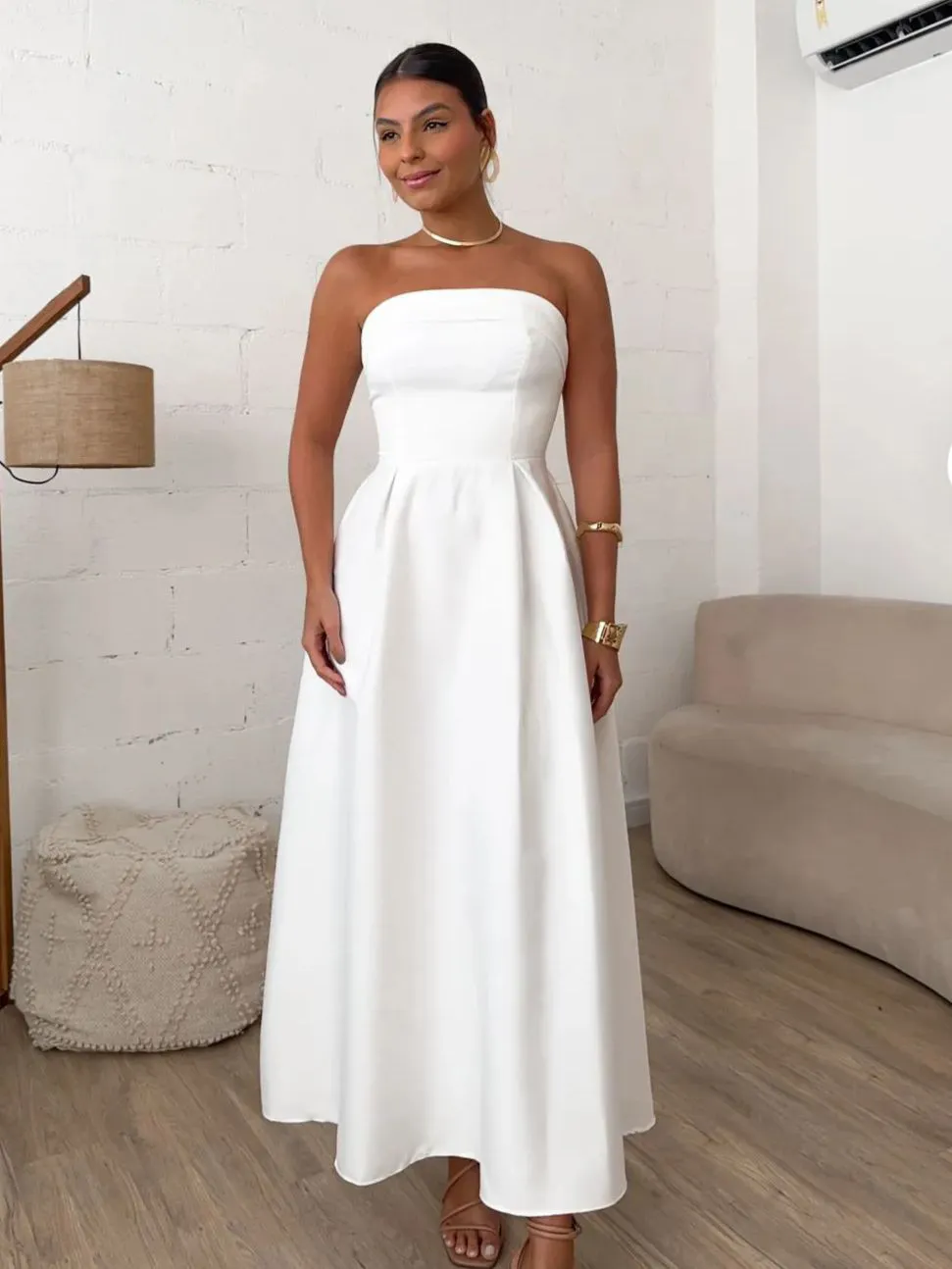 Le Blanc Vestido Tomara Que Caia Sol - Imagem 7