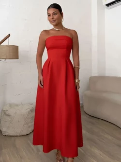 Le Blanc Vestido Tomara Que Caia Sol