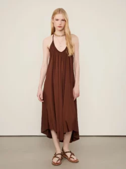 Animale Vestido Jersey Midi Amplo Adornos