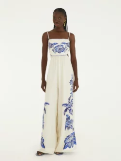 Farm Macacão Pantalona Coqueiro Tropical