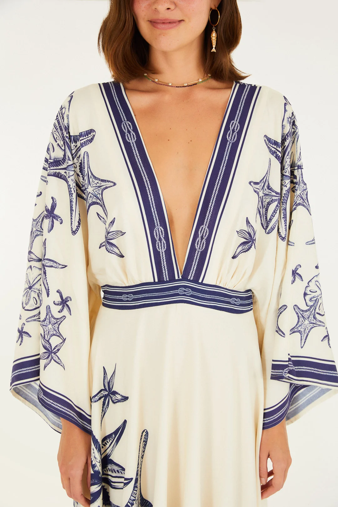 Farm Vestido Midi Mar De Ondas - Imagem 2