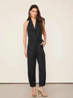 Animale Macacão Frente Única Com Cinto Preto