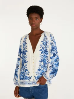 Farm Bata Estampada Fruta De Verão