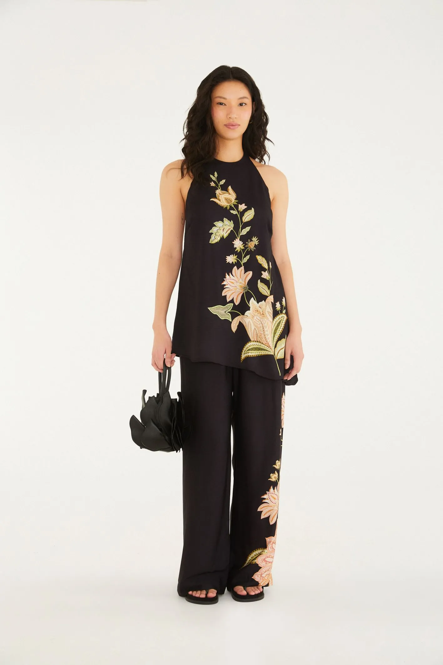 Farm Calça Estampada Jamile