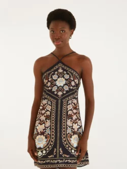 Farm Vestido Curto Estampado Daniela