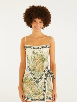 Farm Regata Estampada Teresa Lenço