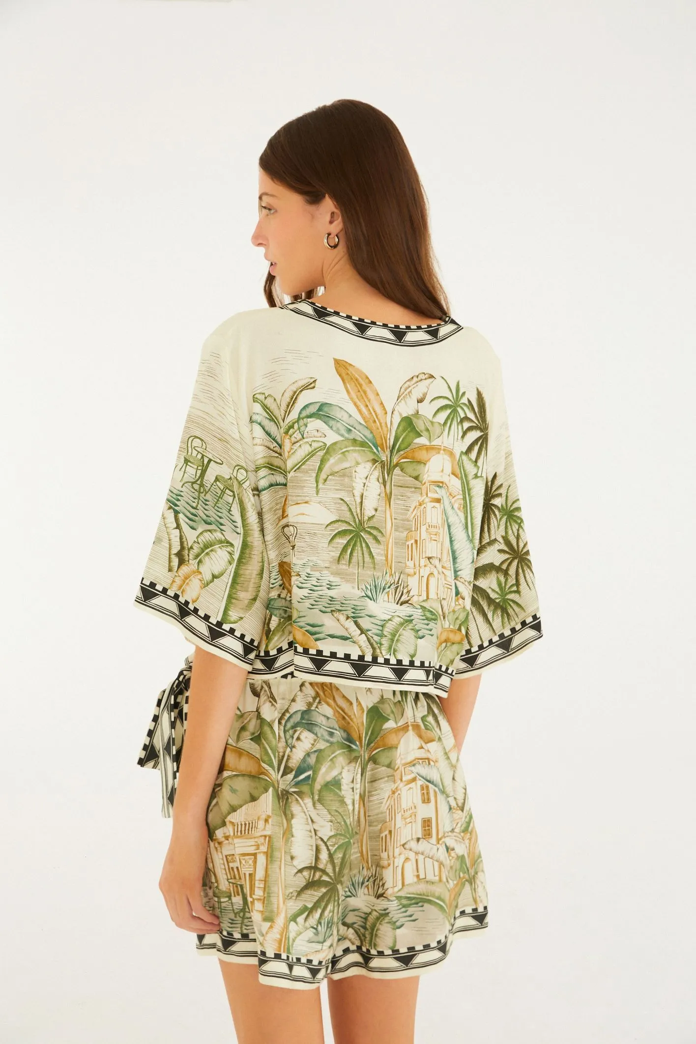 Farm Short Saia Estampado Teresa Lenço - Imagem 3