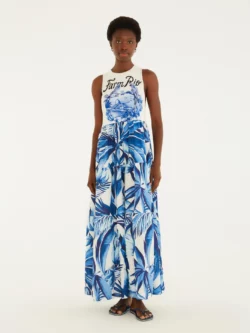 Farm Vestido Midi Portal Araras