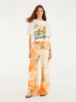 Farm Calça Estampada Amarilis