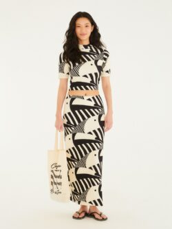 Farm Saia Midi Reta Tuca Legal