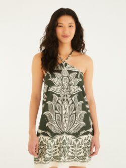 Farm Vestido Curto Céu De Arara