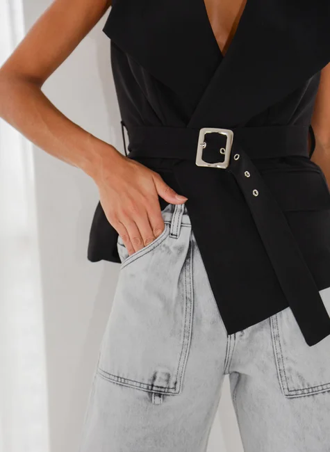 Dot Calça Jeans Barrel Cinza - Imagem 2