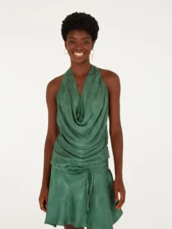 Farm Saia Pontas Jacquard Conchas