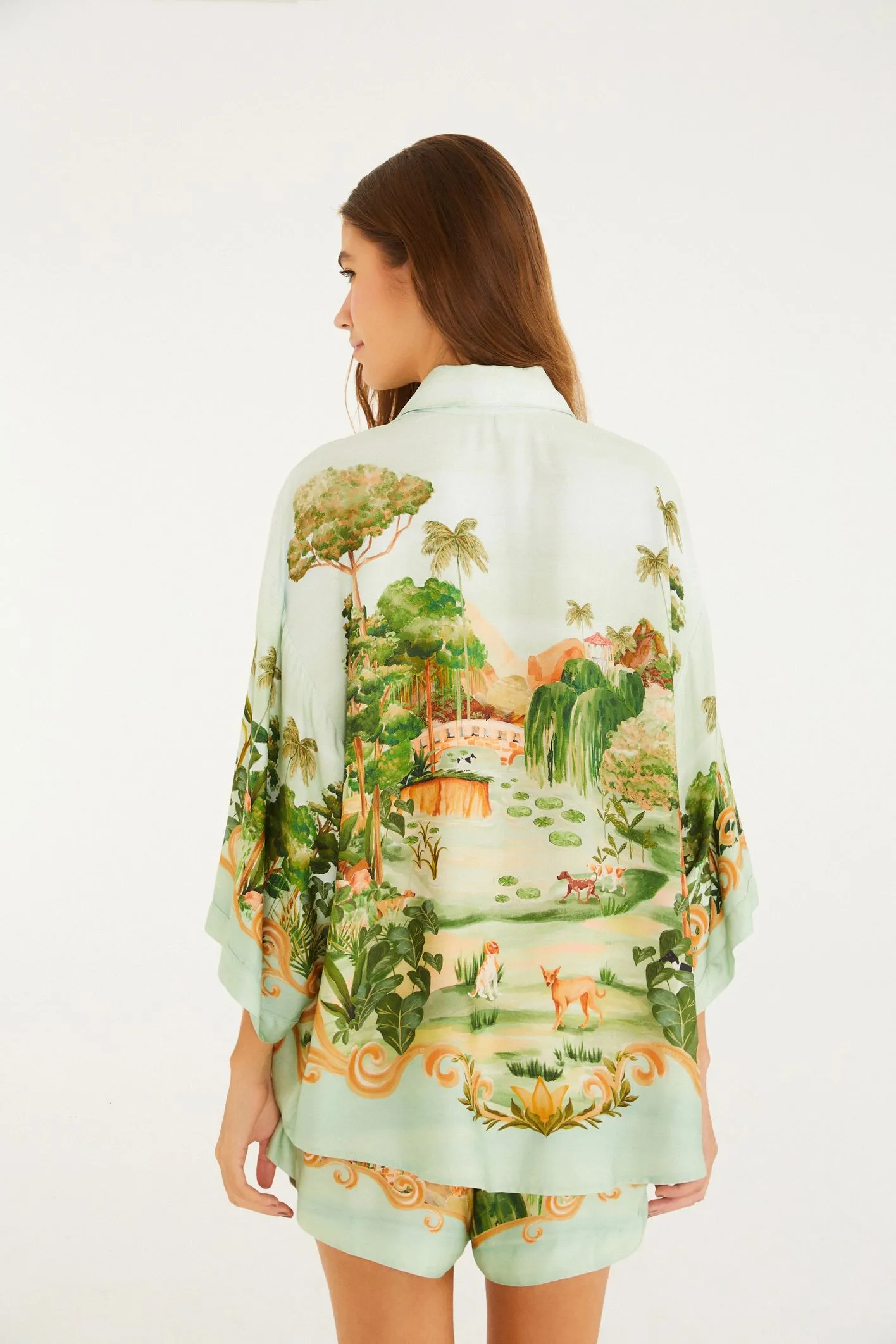 Farm Camisa Estampada Passeio No Parque - Imagem 4