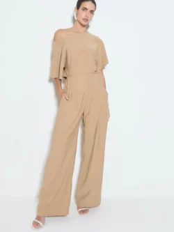 Zen CALÇA PANTALONA ALFAIATARIA COM COS TRASNPASSADO KAKI