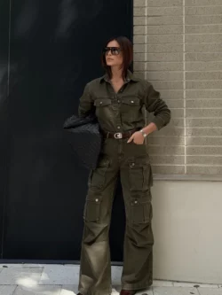 Alcance Calça Cargo Utility Verde Coco