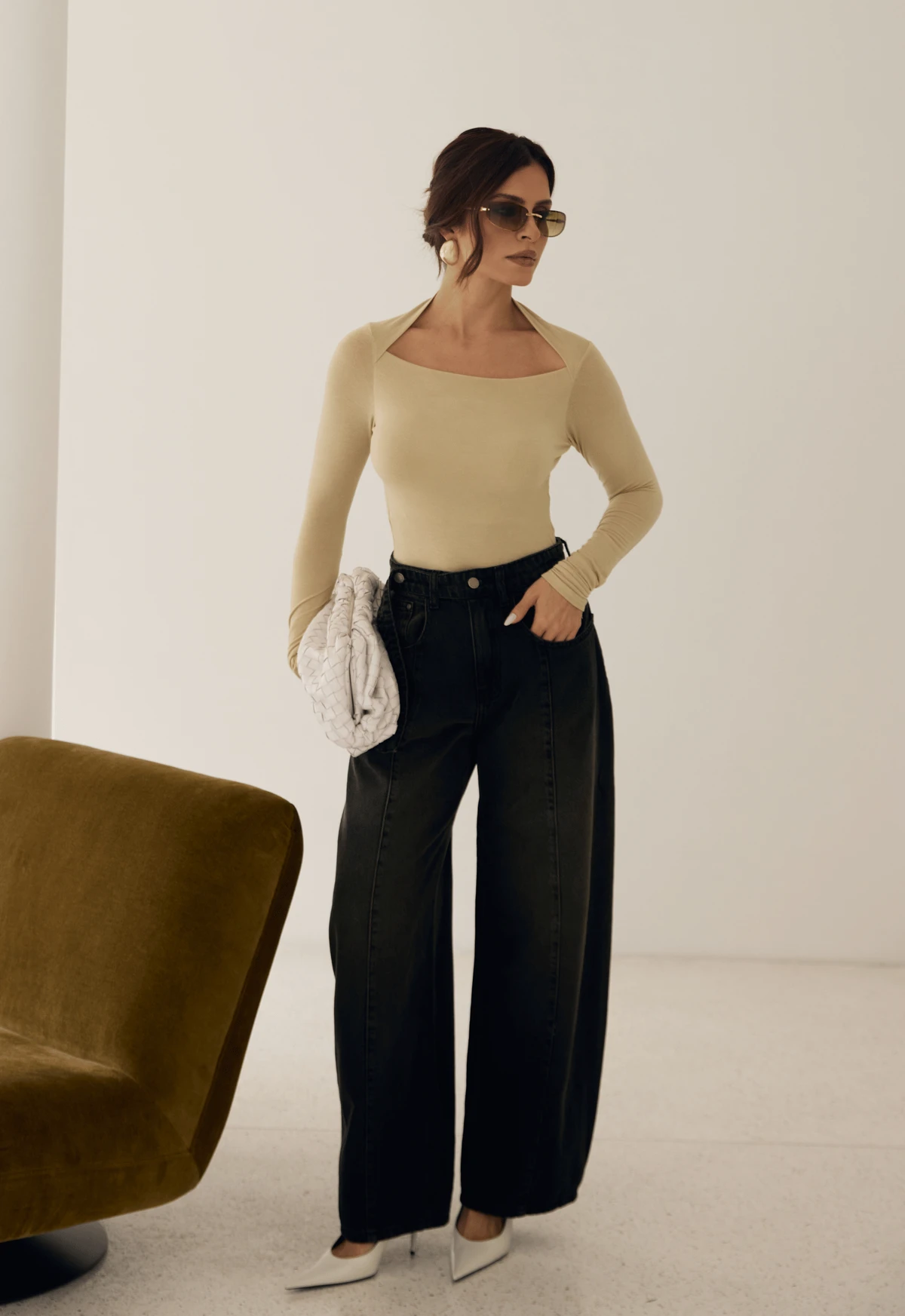 Alcance Calça Balloon Cinto Senna Black - Imagem 3