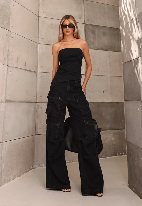 Alcance Calça Cargo Utility Black