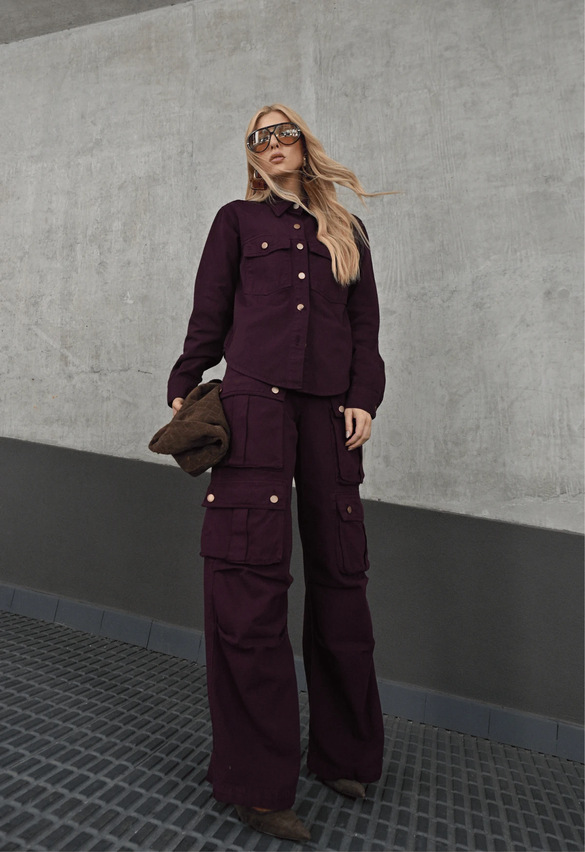 Alcance Calça Cargo Utility Uva