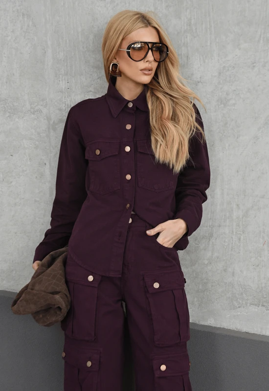 Alcance Camisa Sierra Dark Berry