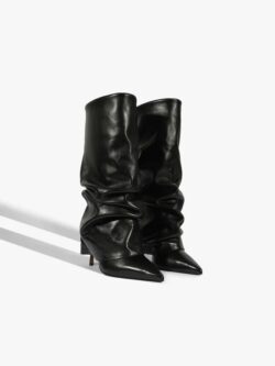 Alternative view of Schutz Bota Mikki Cloak Couro Preta