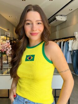 Regata Brasil Amarelo