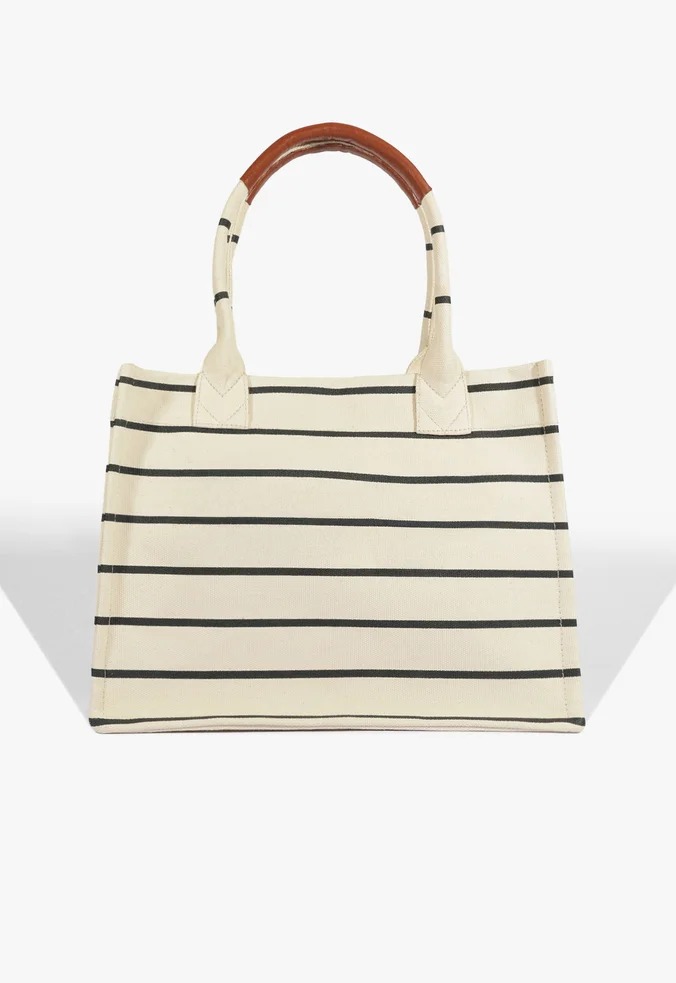 Schutz Bolsa Shopping Osaka Grande Listrado - Imagem 4