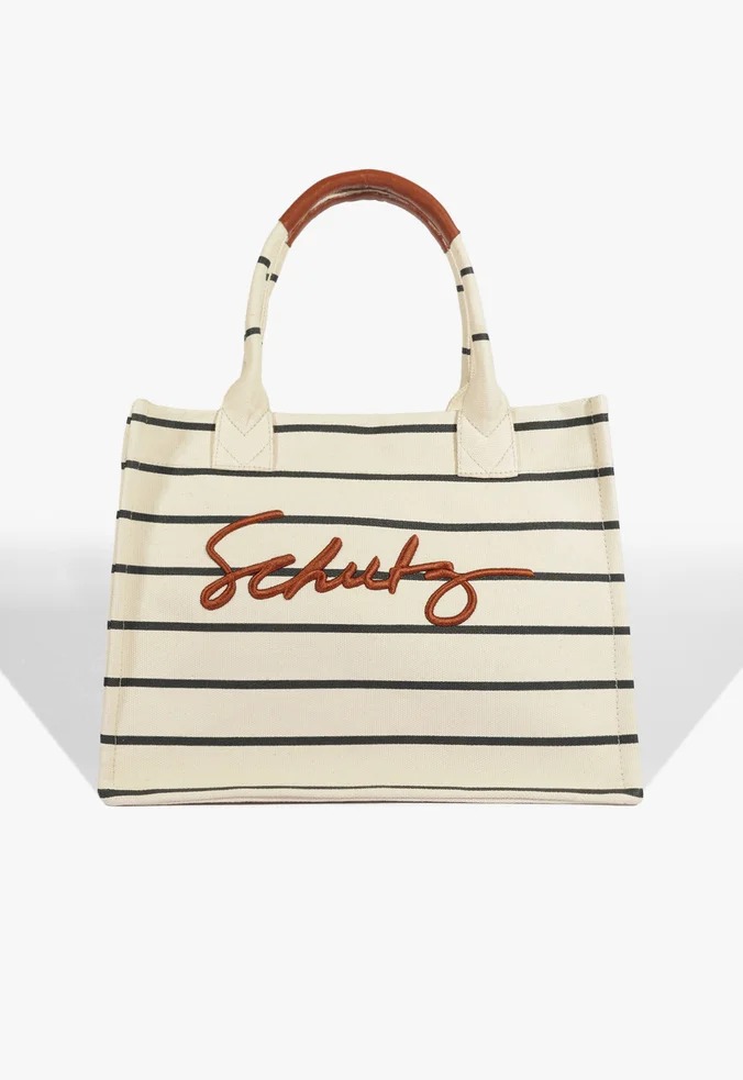 Schutz Bolsa Shopping Osaka Grande Listrado