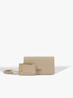 Schutz Bolsa Tiracolo Crossbody Sophia Pequena Bege